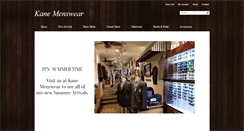 Desktop Screenshot of kanewear.com